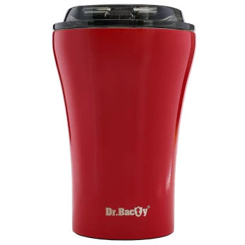 Kaffee Thermalbecher mit Keramikbeschichtung Dr.Bacty Apollo - 227 ml - rot