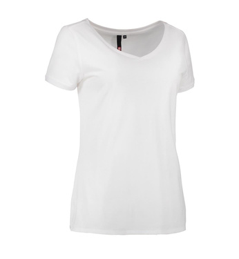 CORE V-neck tee damski ID - Biały