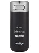 Personalisierbarer thermobecher Contigo Luxe Autoseal 360 ml - Schwarz