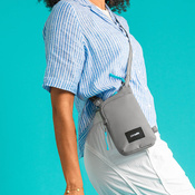 Torba na ramię antykradzieżowa Pacsafe GO - szary