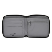 Men's small RFID Pacsafe wallet - jet black