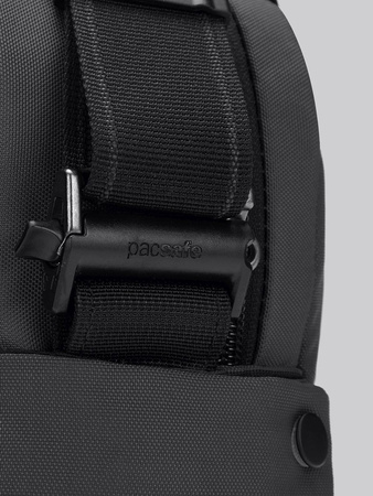    Mittelgroße diebstahlsichere Umhängetasche Pacsafe Metrosafe X 6 l – Dunkelgrau