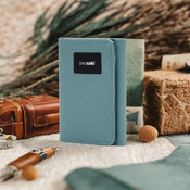 Portfel antykradzieżowy składany RFID Pacsafe  - miętowy