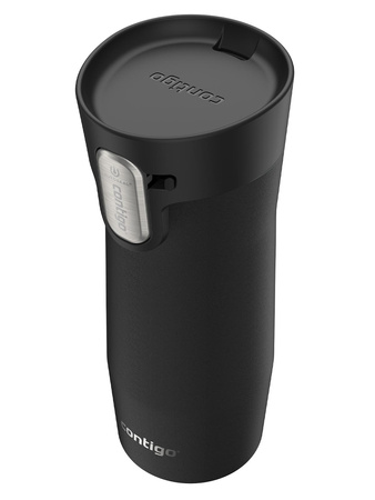 Kubek termiczny Contigo West Loop 3.0 470ml - Buldog Francuski - Czarny Mat