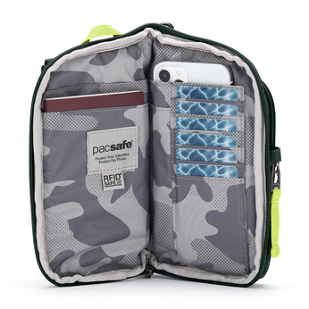 Pacsafe GO Anti-Diebstahl-Umhängetasche - coastal blue
