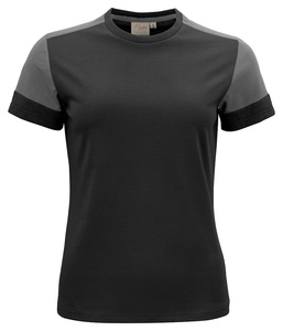 Moderne Prime T Lady T-Shirt der Marke Printer - Schwarz - Grau