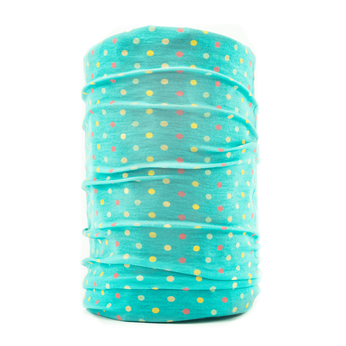 Multifunctional scarf Dr.Bacty Polka Dots Mint