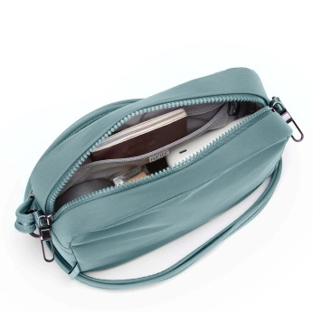 Women's anti-theft handbag Pacsafe CX square crossbody - mint
