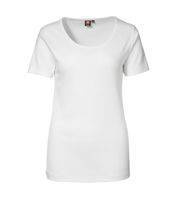 T-Shirt Rib 1x1 Brand ID, weiß