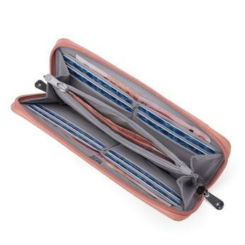 Pacsafe recyceltes RFIDsafe-reiseportemonnaie mit diebstahlschutz - schwarz