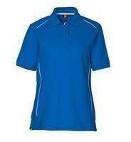 Pro wear polo shirt pipings azure