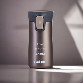 Thermal mug with engraving Contigo Pinnacle 300ml - Latte