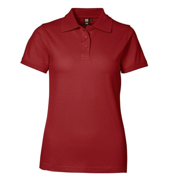 Piqué Polo Shirt Stretch Red