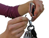 TROIKA bag handle colorful leaves