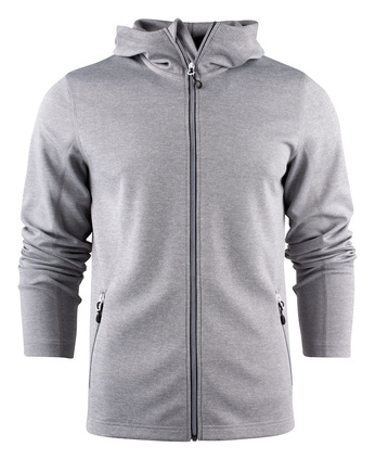 Layback sports sweatshirt, gray melange by Printer Red.