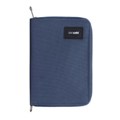 Herren-Geldbörse mit Diebstahlsicherung und RFIDsafe compact travel organizer technology - navy blue