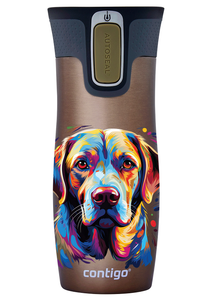 Contigo West Loop 2.0 Thermobecher 470ml - Latte- Hund