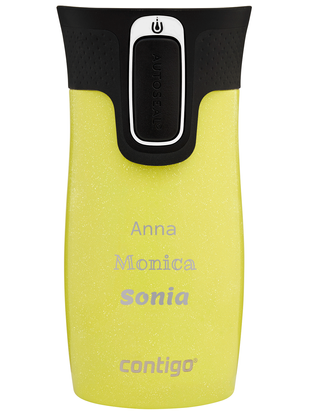 Kubek termiczny z grawerem Contigo West Loop Mini 300ml - Limelight