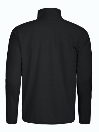 Bluza męska Melton Half Zip DAD - Czarny