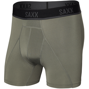 Laufende Herren-Sportboxer SAXX KINETIC HD Boxer Brief - grau