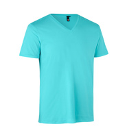 T-shirt CORE, V-neck, brand ID - Mint