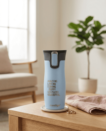 Contigo West Loop 2.0 470ml Thermalbecher - Blaue Matte - Mother