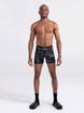 Herren-Schnelltrocknungs-Boxershorts SAXX VIBE Boxer Brief Camouflage - Schwarz