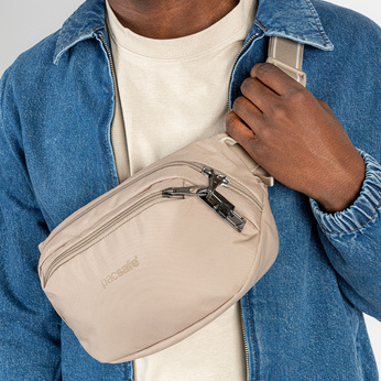 Anti-theft waistpack Pacsafe Vibe 100 - Beige