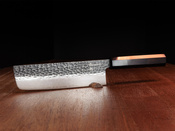 Exklusives Aka Tori Tokyo Black 7" Nakiri-Messer aus Damaszener Stahl – Business-Geschenk mit Gravuroption