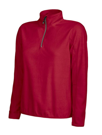 Herrenpullover Melton Lady Half Zip D.A.D - Rot