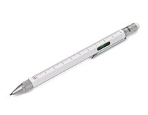 multifunctional ballpoint pen TROIKA construction - white.