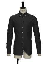 Hemd Indigo Fliege 30 Slim Fit von der Marke FROST, schwarz.