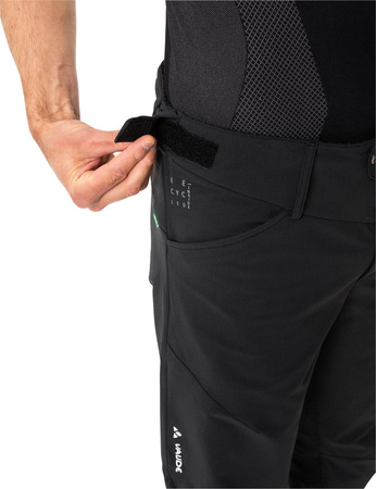 Softshell Herrenfahrradhose Vaude Qimsa Licht - schwarz