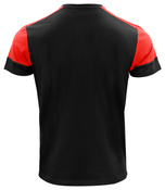 Zweifarbiges Prime T-Shirt der Marke Printer - Schwarz - Rot.