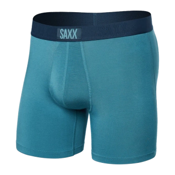 Men's quick-drying SAXX VIBE super soft boxer shorts - navy blue.