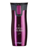 Thermobecher Contigo West Loop Great Mom 470 ml - Himbeerfarben