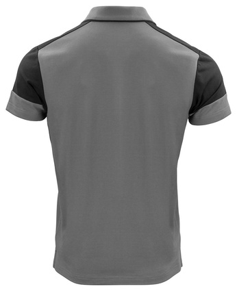 T-Shirt Polo Prime Polo von der Marke Printer - Grau - Schwarz