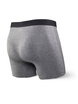 Men's comfortable SAXX ULTRA Boxer Brief Fly - gray melange.