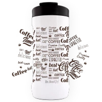 Kaffee Thermal Tasse Dr. Bacty Notus für Coffee Time - weiß