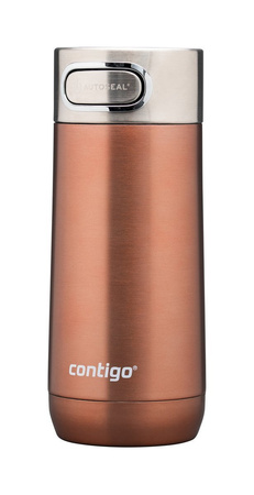 Thermal mug Contigo Luxe Autoseal 360 ml with custom inscription - engraved - White Zinfandel