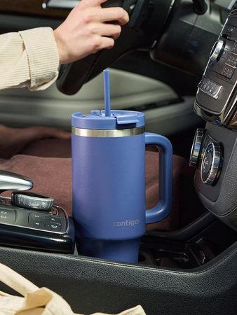 Thermal mug with straw Contigo Streeterville Tumbler 1200 ml - Indigo - after sales
