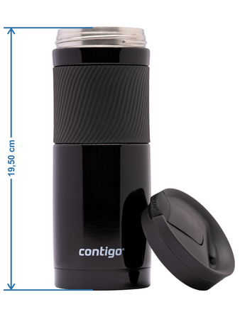 Contigo Byron 590ml Thermobecher mit Gravur - Schwarz