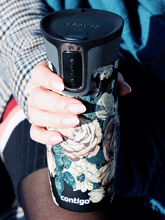 Thermobecher Contigo West Loop 470 ml schwarz - Glamour Blumen
