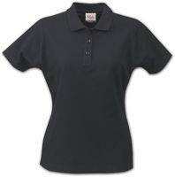 Damen Surf Lady Polo T-Shirt von der Marke Printer - Schwarz.