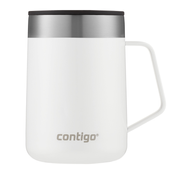 Thermal mug with ear Contigo Streeterville 420 ml - White