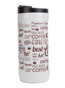 Coffee thermal mug Dr. Bacty Notus for Coffee Time - white