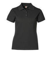 Piqué polo shirt stretch Black