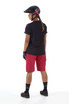 Women's bicycle shorts with Vaude Qimsa insert - red