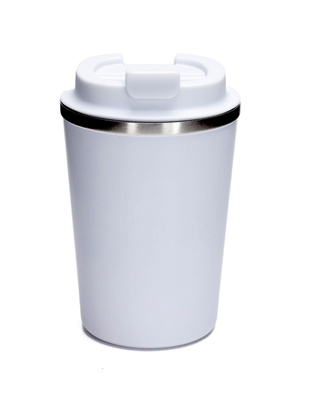 Dr. Bacty Eco Thermobecher Terra – Arktisches Weiß