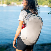 Anti-theft 25L Pacsafe ECO Econyl® travel backpack - grey